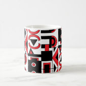 Mug Abstrait Géométrique Moderne Cool (Centre)