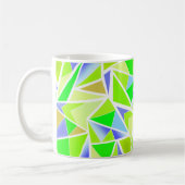 Mug Abstrait, géométrique, polygonal (Gauche)