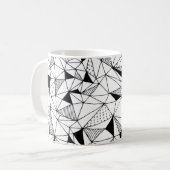 Mug Abstrait géométrique : Polygonal Arrière - plan Ar (Devant gauche)