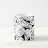 Mug Abstrait géométrique : Polygonal Arrière - plan Ar (Centre)
