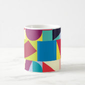 Mug Abstrait géométrique : Vintage Motif sans fil. (Centre)