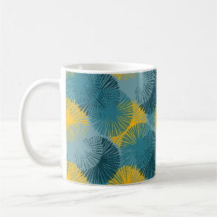 Mug Abstrait Ikat et boho modèle tissu artisanal