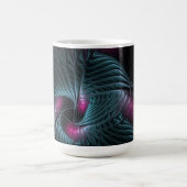 Mug Abstrait Imaginaire coloré fractal (Centre)