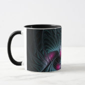 Mug Abstrait Imaginaire coloré fractal (Gauche)