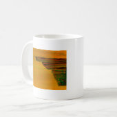 Mug Abstrait jaune (Devant gauche)