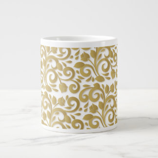 Mug Abstrait Jumbo Fleuri