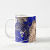 Mug Abstrait Lapis Lazuli Granit bleu, marbre bleu (Gauche)