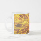Mug Abstrait Lines Fleur Jaune (Gauche)