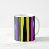 Mug Abstrait Mardi Gras Stripes (Devant droit)