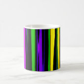 Mug Abstrait Mardi Gras Stripes (Centre)
