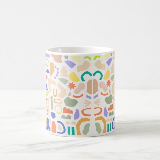 Mug Abstrait minimal moderne (Centre)