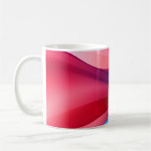 Mug Abstrait minimaliste bleu foncé violet (Gauche)