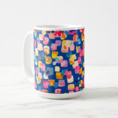 Mug Abstrait moderne coloré (Devant gauche)