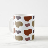 Mug Abstrait moderne coloré (Devant gauche)