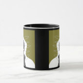 Mug Abstrait, Moderne, Créatif, Coussin de jet appliqu (Centre)