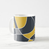 Mug Abstrait, moderne, géométrique, motif tendance (Devant gauche)