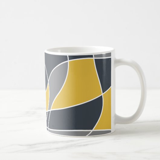 Mug Abstrait, moderne, géométrique, motif tendance (Droite)