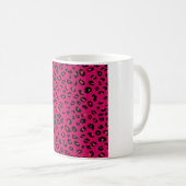 Mug Abstrait moderne léopard sans couture motif. Anima (Devant droit)