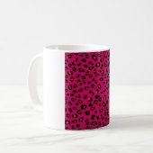 Mug Abstrait moderne léopard sans couture motif. Anima (Devant gauche)