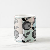 Mug Abstrait moderne patchwork de fruits pomme géométr (Centre)