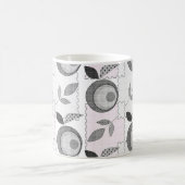 Mug Abstrait moderne patchwork de fruits pomme géométr (Centre)