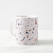 Mug Abstrait moderne Terrazzo Motif du milieu du siècl (Devant gauche)