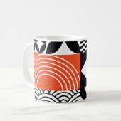 Mug Abstrait moderne : toile de design artistique. (Devant gauche)