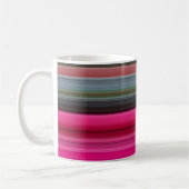 Mug Abstrait n° 1 : Cerise et gris (Gauche)