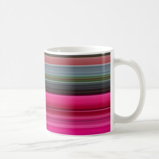 Mug Abstrait n° 1 : Cerise et gris (Droite)