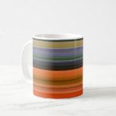 Mug Abstrait n° 1 : orange et gris (Devant gauche)