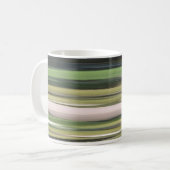 Mug Abstrait n° 2 : Flou vert olive (Devant gauche)