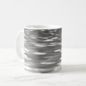 Mug Abstrait n° 3 : brillant gris argenté (Devant gauche)
