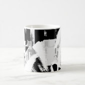 Mug Abstrait noir blanc gris (Centre)