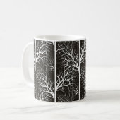 Mug Abstrait noir et blanc (Devant gauche)