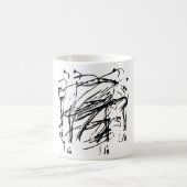Mug Abstrait noir et blanc (Centre)