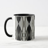 Mug Abstrait noir et blanc 1 (Gauche)