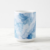 Mug Abstrait Nuances Bleues (Centre)