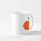Mug Abstrait orange (Devant droit)
