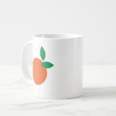Mug Abstrait orange (Devant gauche)