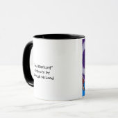 Mug abstrait original "Gold Elephant" (Devant gauche)