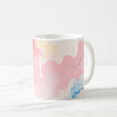 Mug Abstrait Pastel (Devant droit)