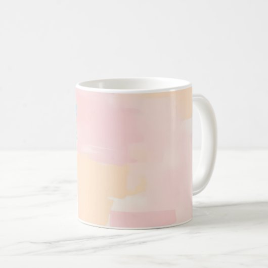 Mug Abstrait Pastel (Devant droit)