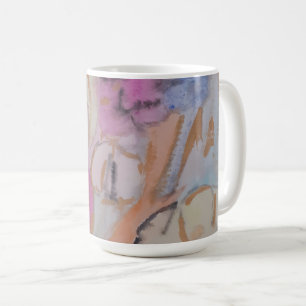 Mug Abstrait Pastel Floral