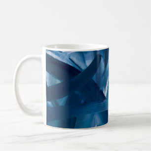 Mug Abstrait paysage de peinture moderne. Art de nuit 