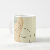 Mug Abstrait Personnalisé (Devant gauche)