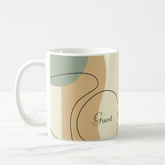 Mug Abstrait Personnalisé (Gauche)