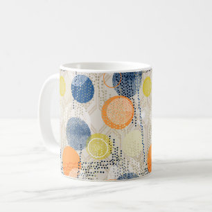 Mug Abstrait point de polka coloré