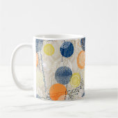Mug Abstrait point de polka coloré (Gauche)