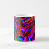 Mug Abstrait Psychédélique Coloré Rouge (Centre)