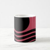 Mug Abstrait rose profond du Bauhaus (Centre)